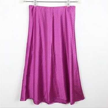 Code X Mode Metallic Striped Elastic Waist Midi S… - image 1