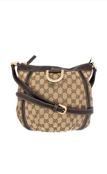 Gucci GG Canvas D Ring Brown Crossbody