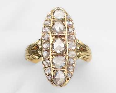 Victorian Rose-Cut Diamond Ring - image 1