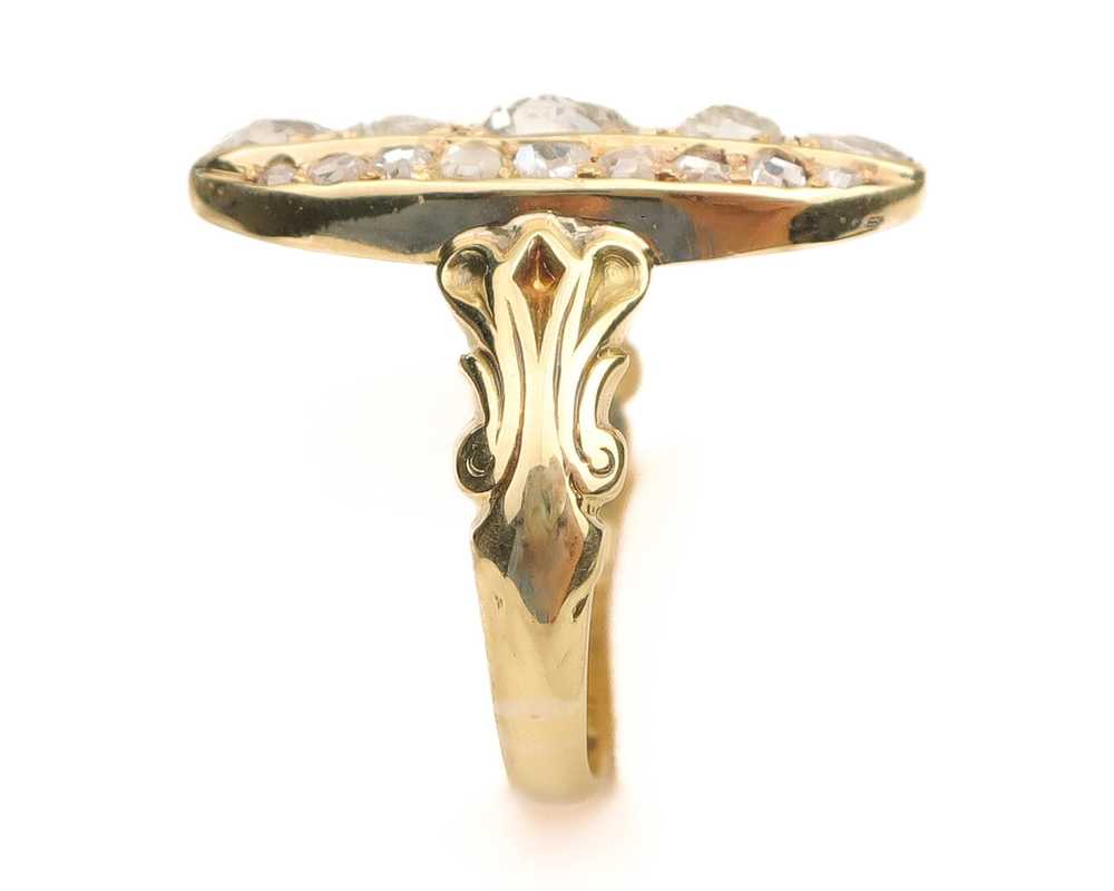 Victorian Rose-Cut Diamond Ring - image 3