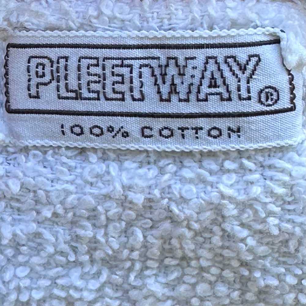1960s Pleetway Towel Lined Striped Beach Kilt, Sw… - image 4