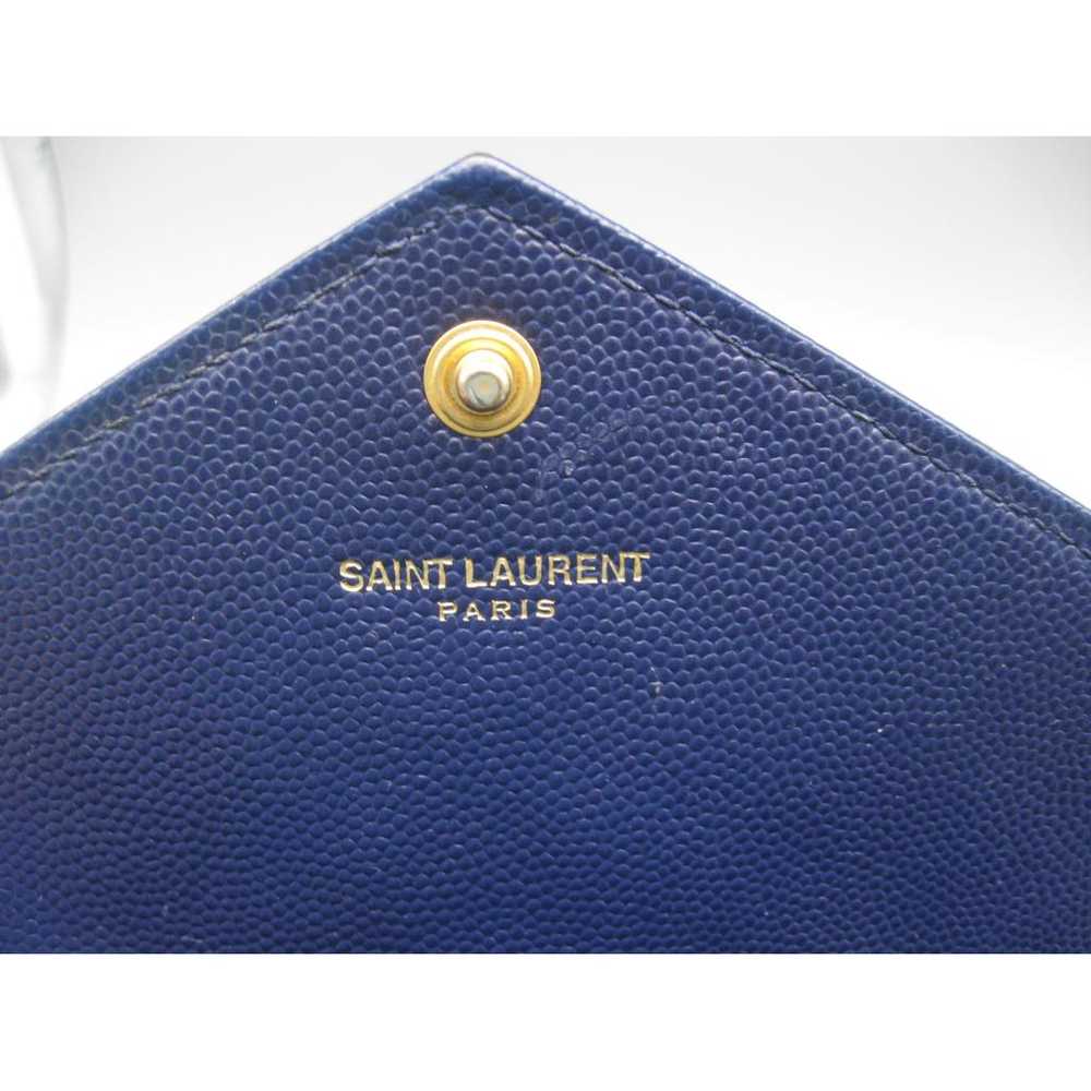 Saint Laurent Portefeuille enveloppe leather hand… - image 6