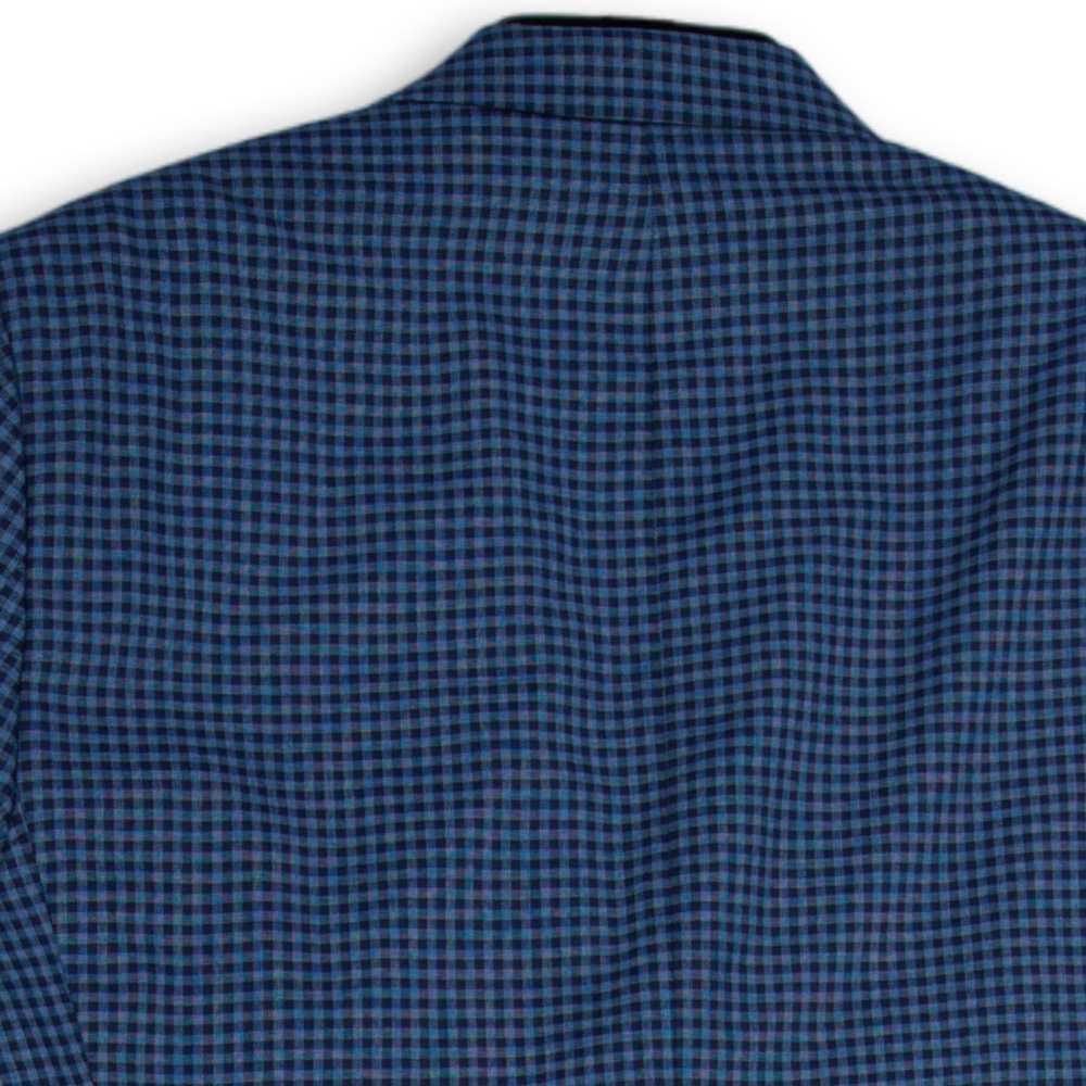 Michael Kors Mens Blue Gingham Single Breasted Tw… - image 4