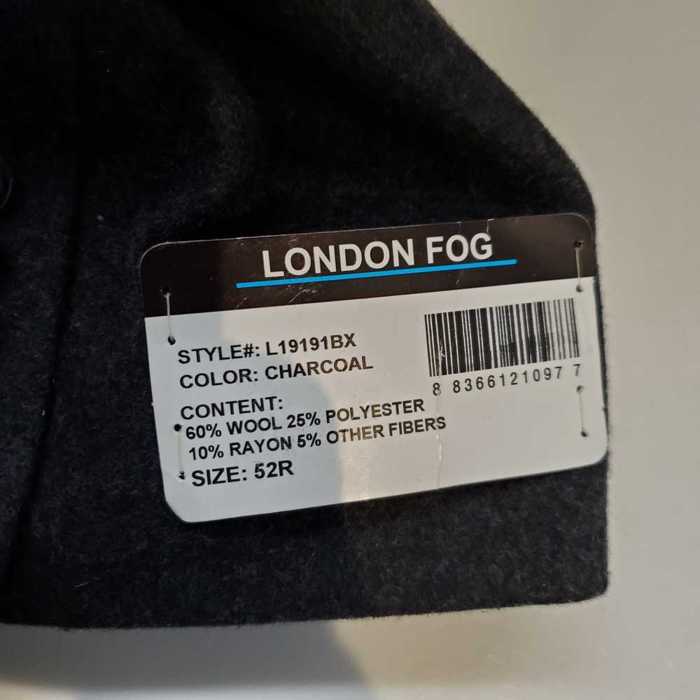London Fog Charcoal Wool Blend Jacket NWT Size 52R - image 5