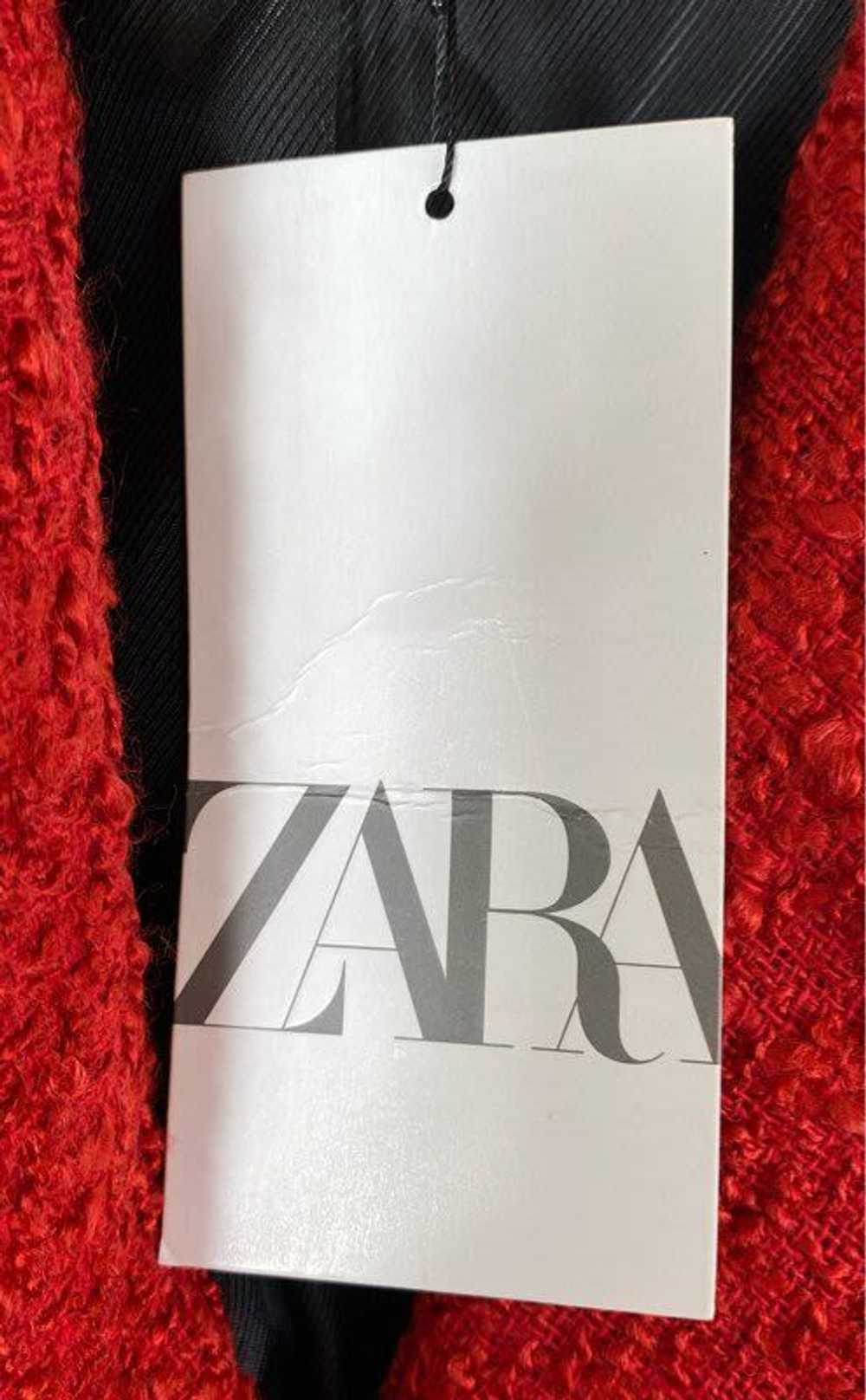 ZARA Red Blazer - Size X Small - image 5