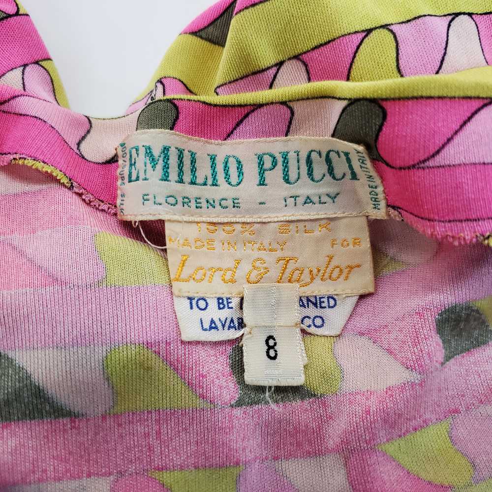 Unbranded 1960s Emilio Pucci Lord & Taylor Pink S… - image 8