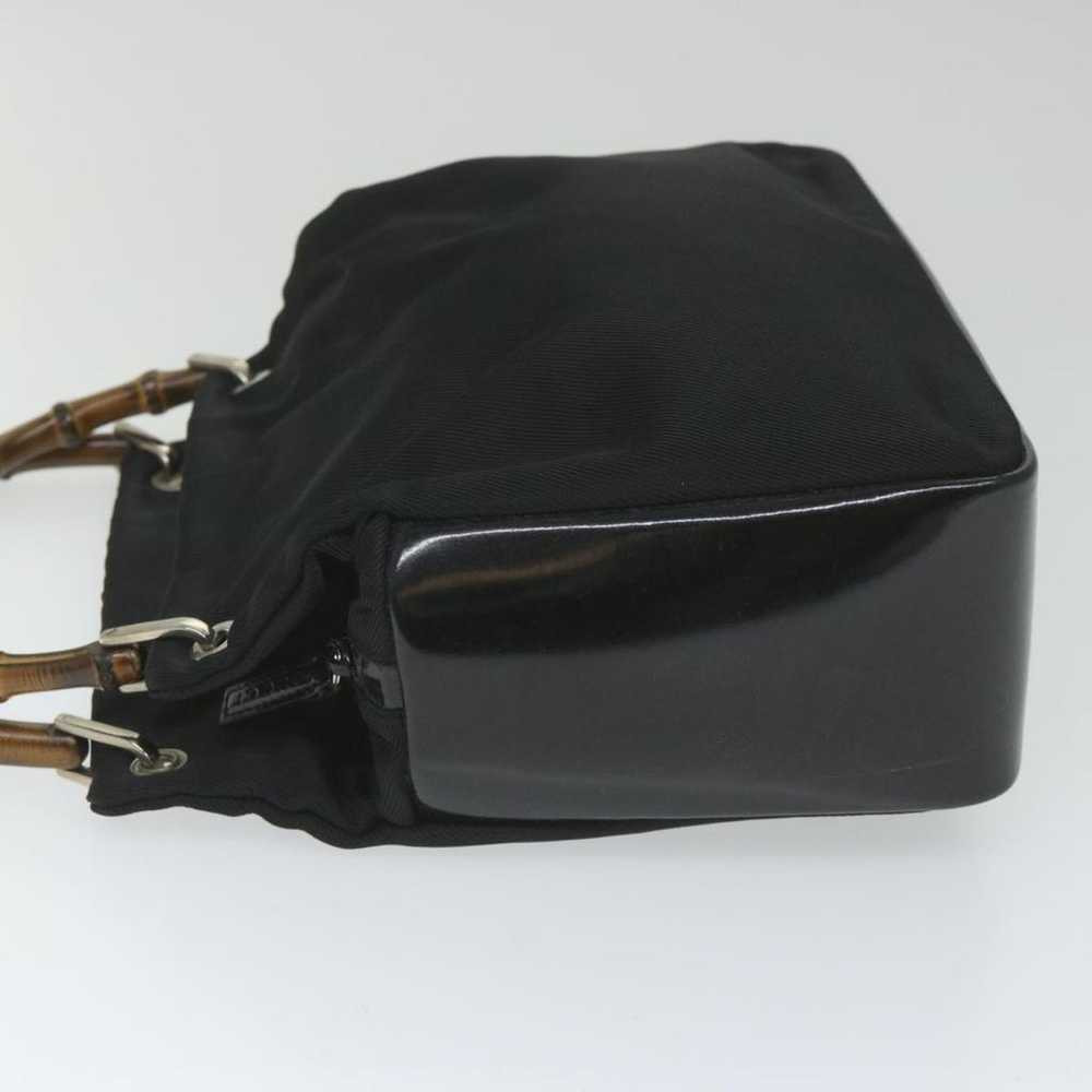 Gucci Bamboo cloth handbag - image 10