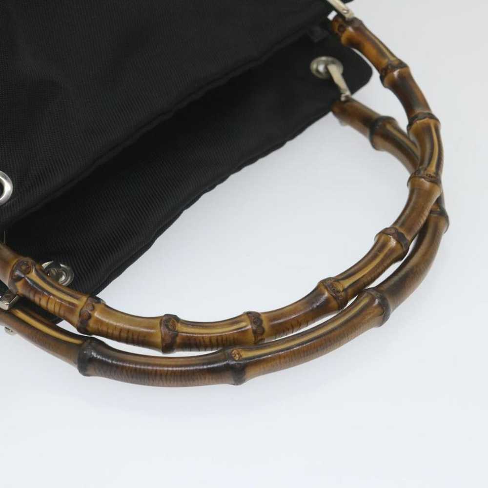 Gucci Bamboo cloth handbag - image 4