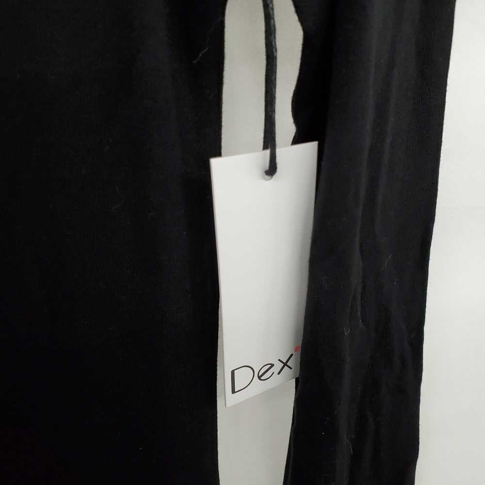 Dex Black Long Sleeve Maxi Dress WM Size M NWT - image 4
