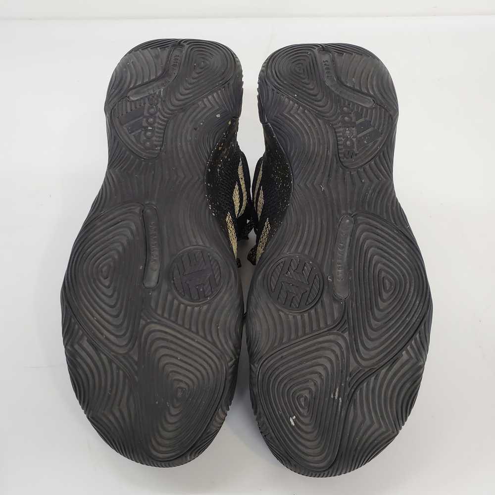 Adidas Harden Stepback 3 Black/Gold Sneakers Size… - image 3