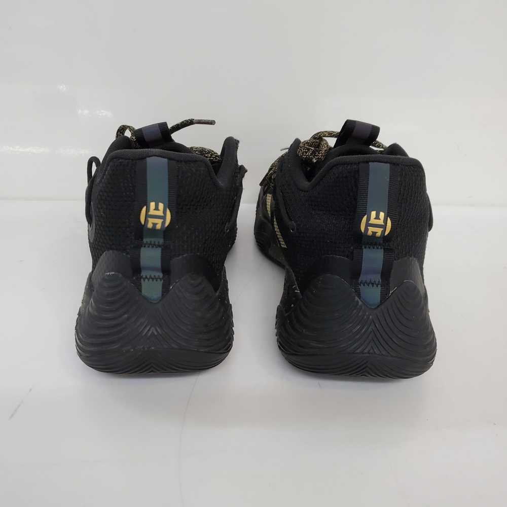 Adidas Harden Stepback 3 Black/Gold Sneakers Size… - image 4