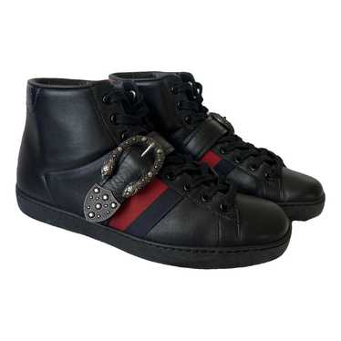 Gucci Ace leather high trainers