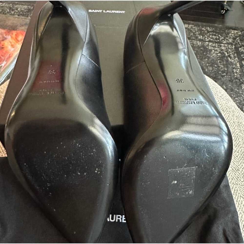 Saint Laurent Anja leather heels - image 3