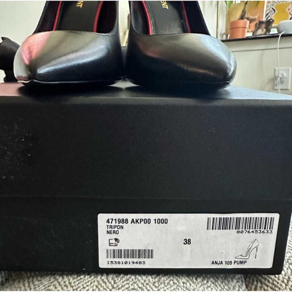 Saint Laurent Anja leather heels - image 4