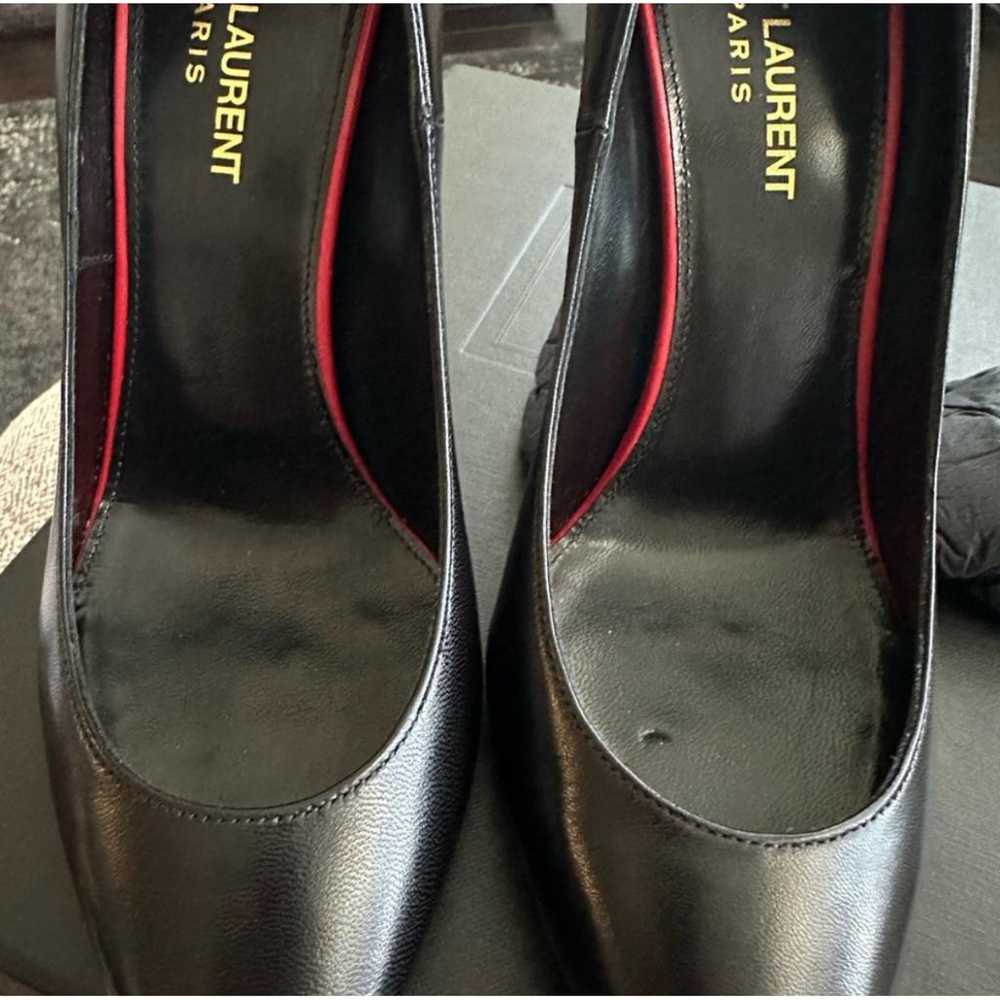 Saint Laurent Anja leather heels - image 5