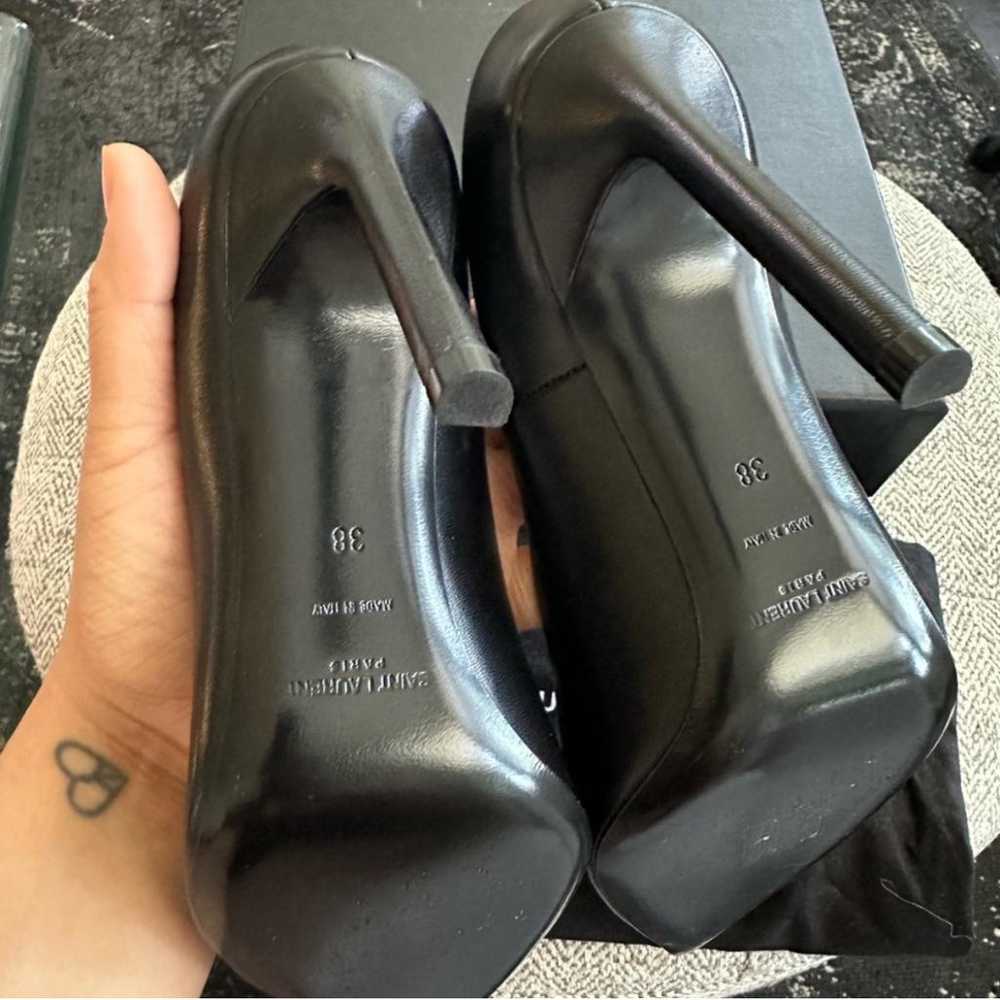 Saint Laurent Anja leather heels - image 6