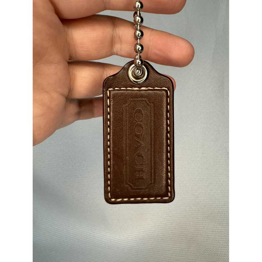 Coach Leather bag charm - image 2