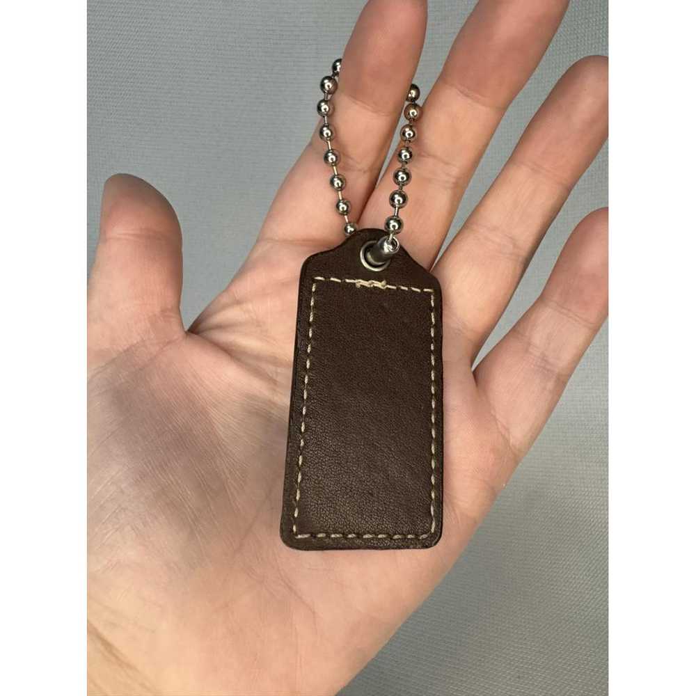 Coach Leather bag charm - image 4