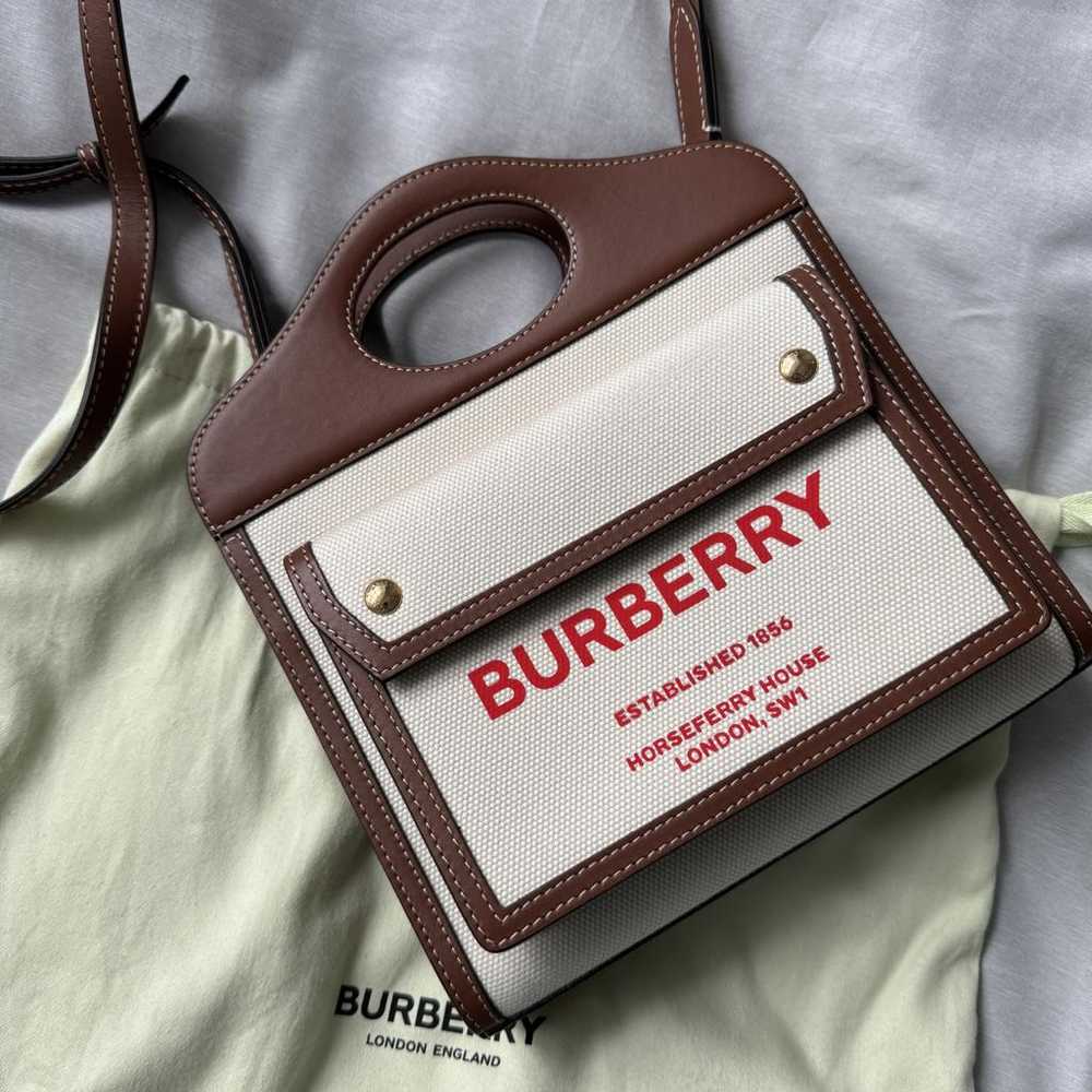 Burberry Pocket Mini leather handbag - image 5