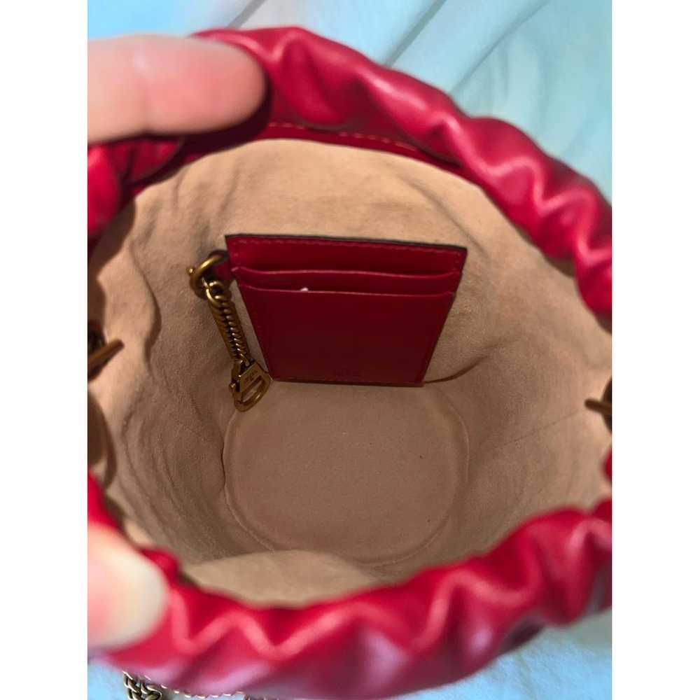 Gucci Gg Marmont Chain Bucket leather crossbody b… - image 6