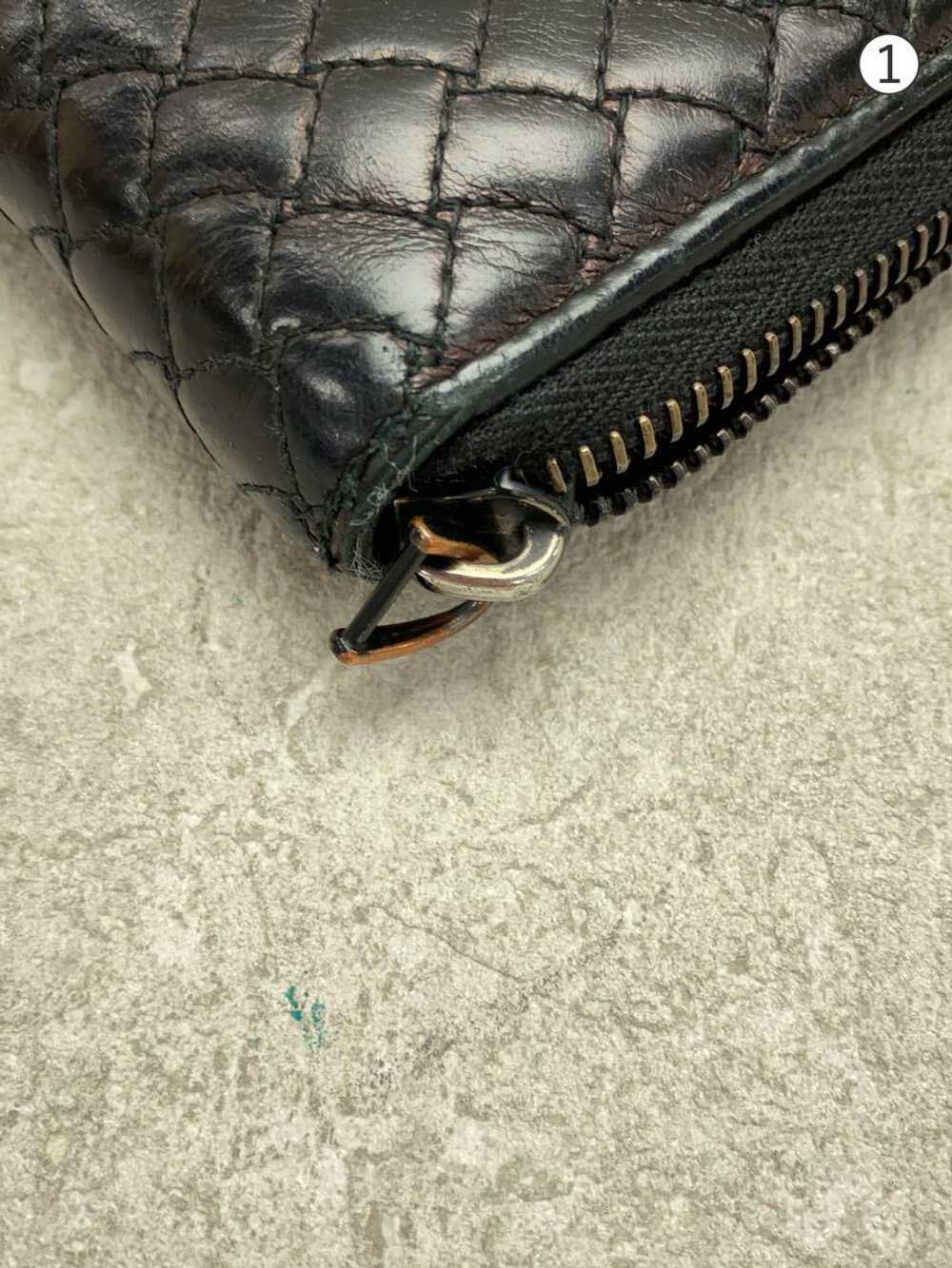 Used Bottega Veneta Long Wallet/Leather/Blk/Men'S… - image 7