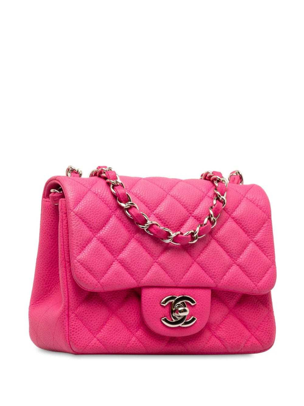 CHANEL Pre-Owned 2012-2013 Mini Square Caviar Sin… - image 3