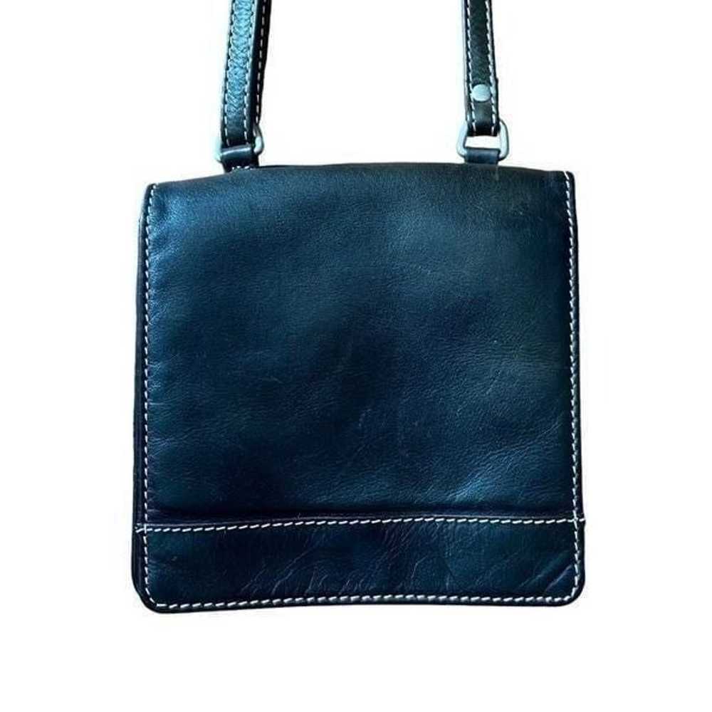 minimalist leather crossbody mini bag - image 2