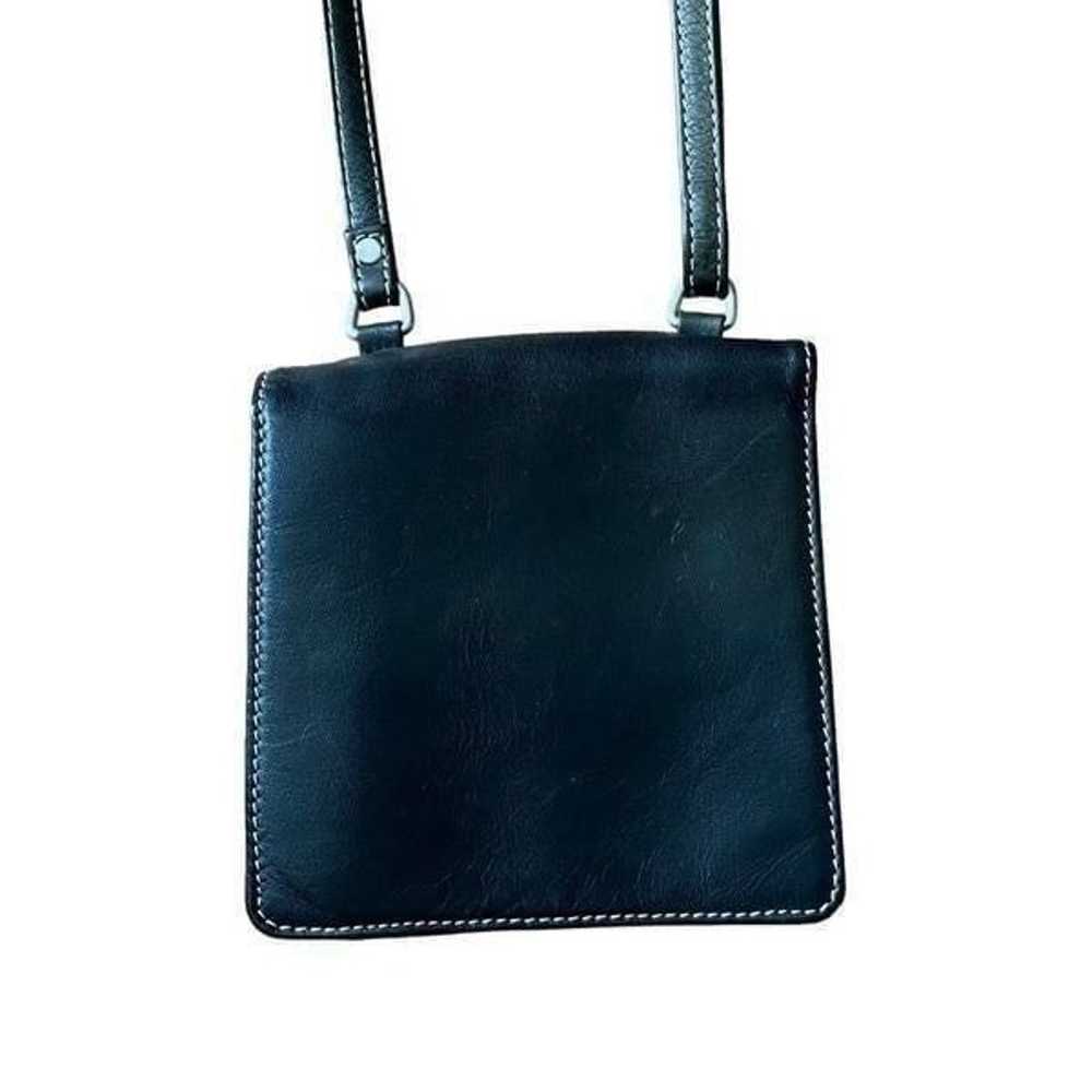 minimalist leather crossbody mini bag - image 4