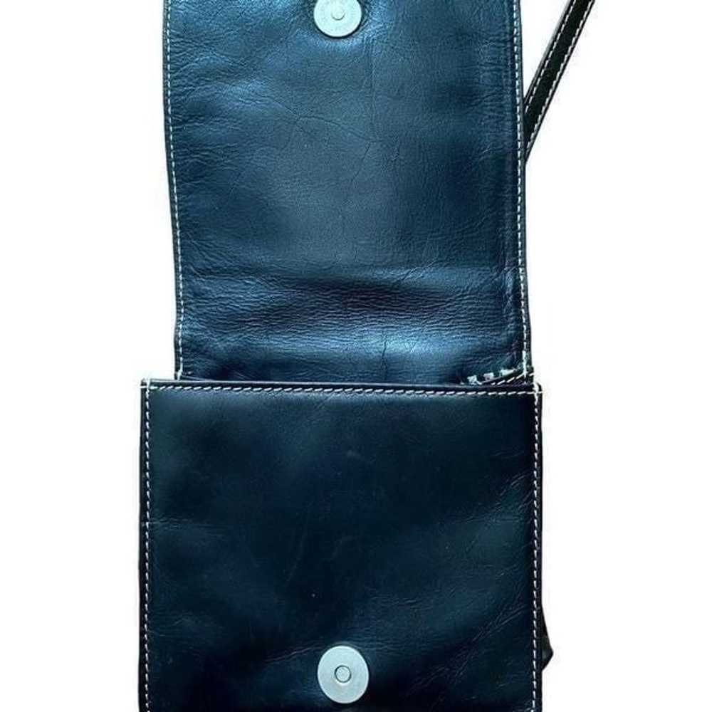 minimalist leather crossbody mini bag - image 5