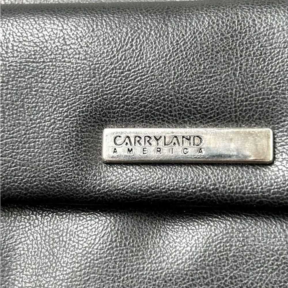 Vintage CarryLand America Black Vinyl Shoulder Bag - image 2