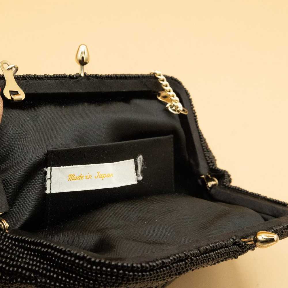 Vintage Japanese Beaded Clutch Evening Handbag - image 4