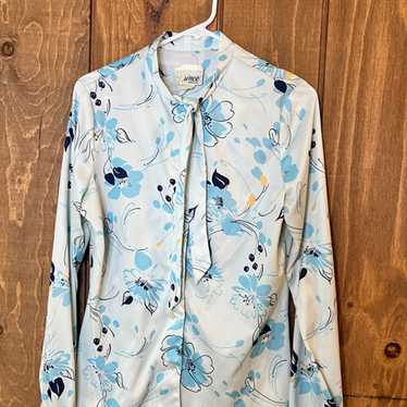 Vintage Prince Dallas Floral Womens Button Up Dis… - image 1