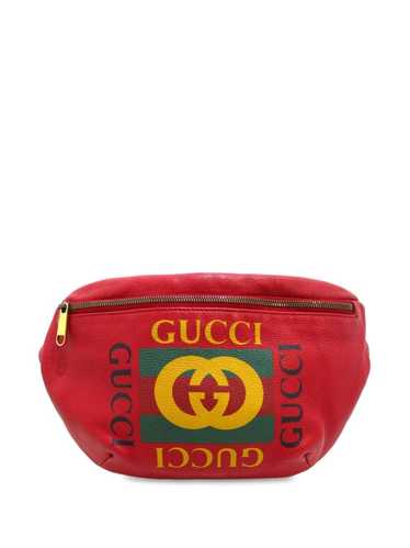 Gucci Pre-Owned 2017-2022 Logo Leather belt bag - 
