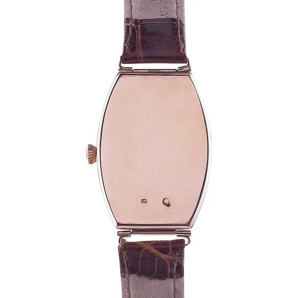 Longines Art Deco 14K Gold Wrist Watch - image 2