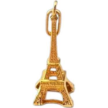 14K Yellow Gold Eiffel Tower Charm #17199