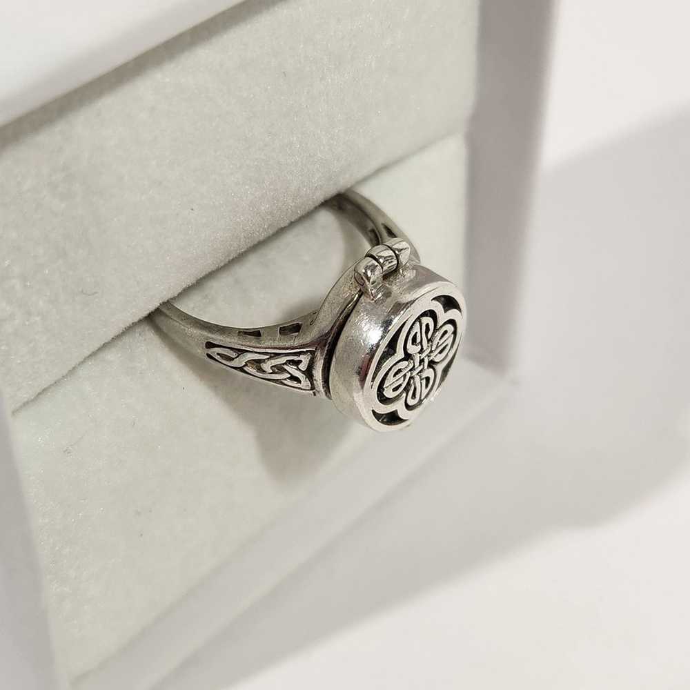 Genuine Vintage Sterling Silver "Celtic Knot" Poi… - image 3