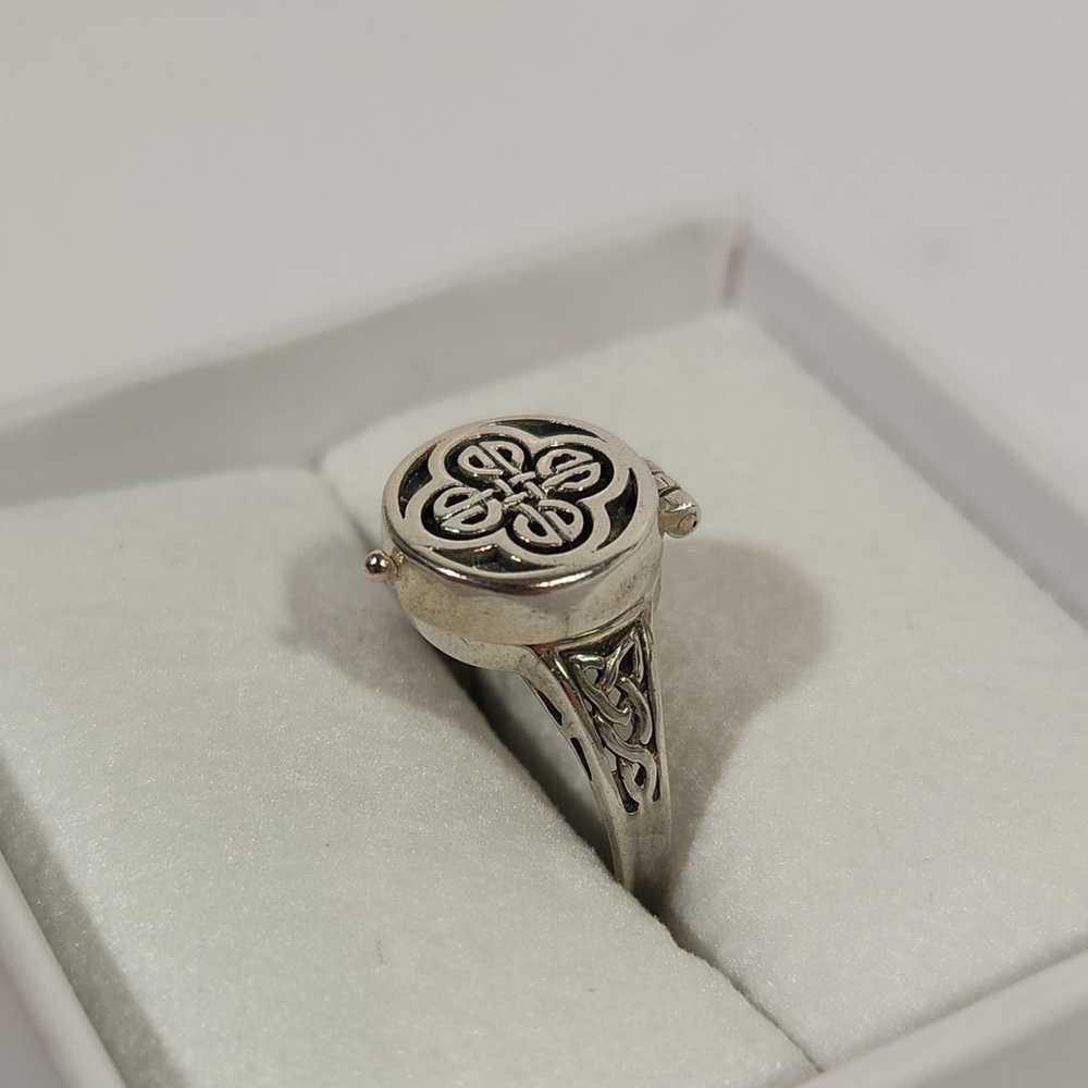 Genuine Vintage Sterling Silver "Celtic Knot" Poi… - image 5