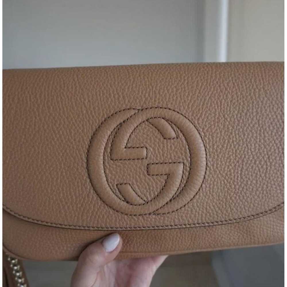 Gucci Soho Long Flap leather crossbody bag - image 6