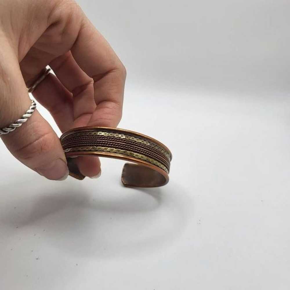 Artisan Made Genuine Copper Bracelet - image 4