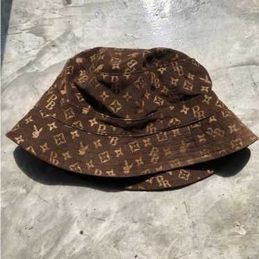 Playboy Vintage Monogram Brown/Khaki Bucket Hat - image 1