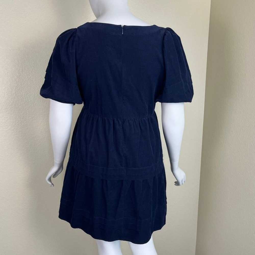 Madewell Women’s Size XL Blue Corduroy Tiered Min… - image 10