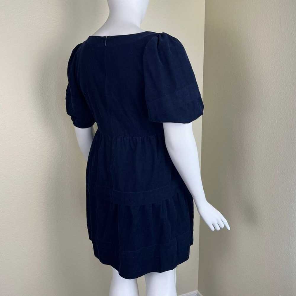 Madewell Women’s Size XL Blue Corduroy Tiered Min… - image 11