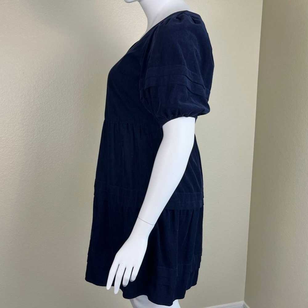 Madewell Women’s Size XL Blue Corduroy Tiered Min… - image 7