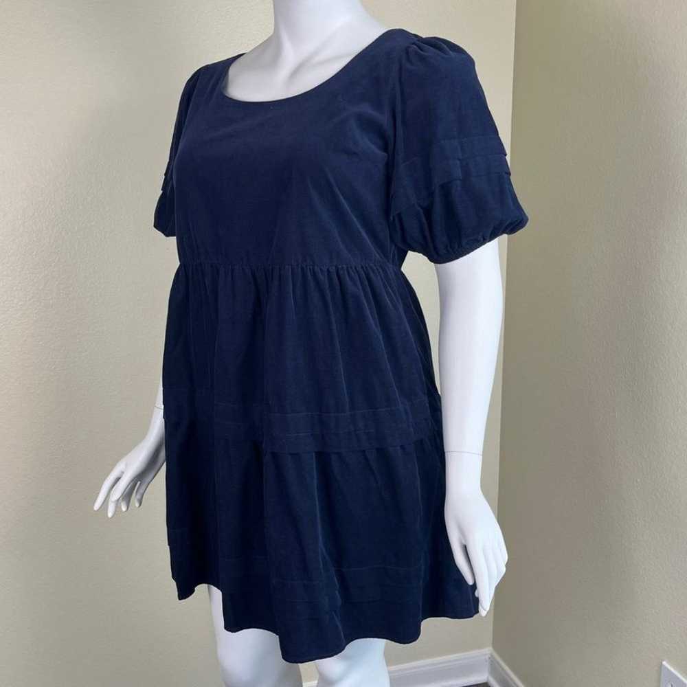 Madewell Women’s Size XL Blue Corduroy Tiered Min… - image 9