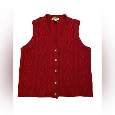 Vintage Eddie Bauer knit sweater vest