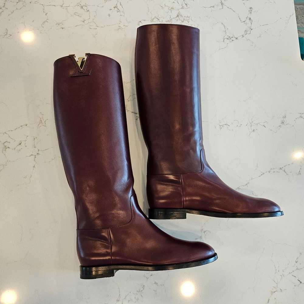 Louis Vuitton Héritage leather riding boots - image 3