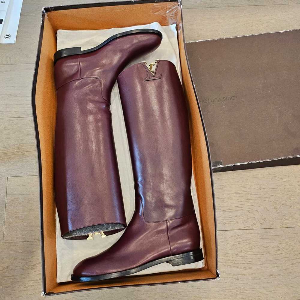 Louis Vuitton Héritage leather riding boots - image 4