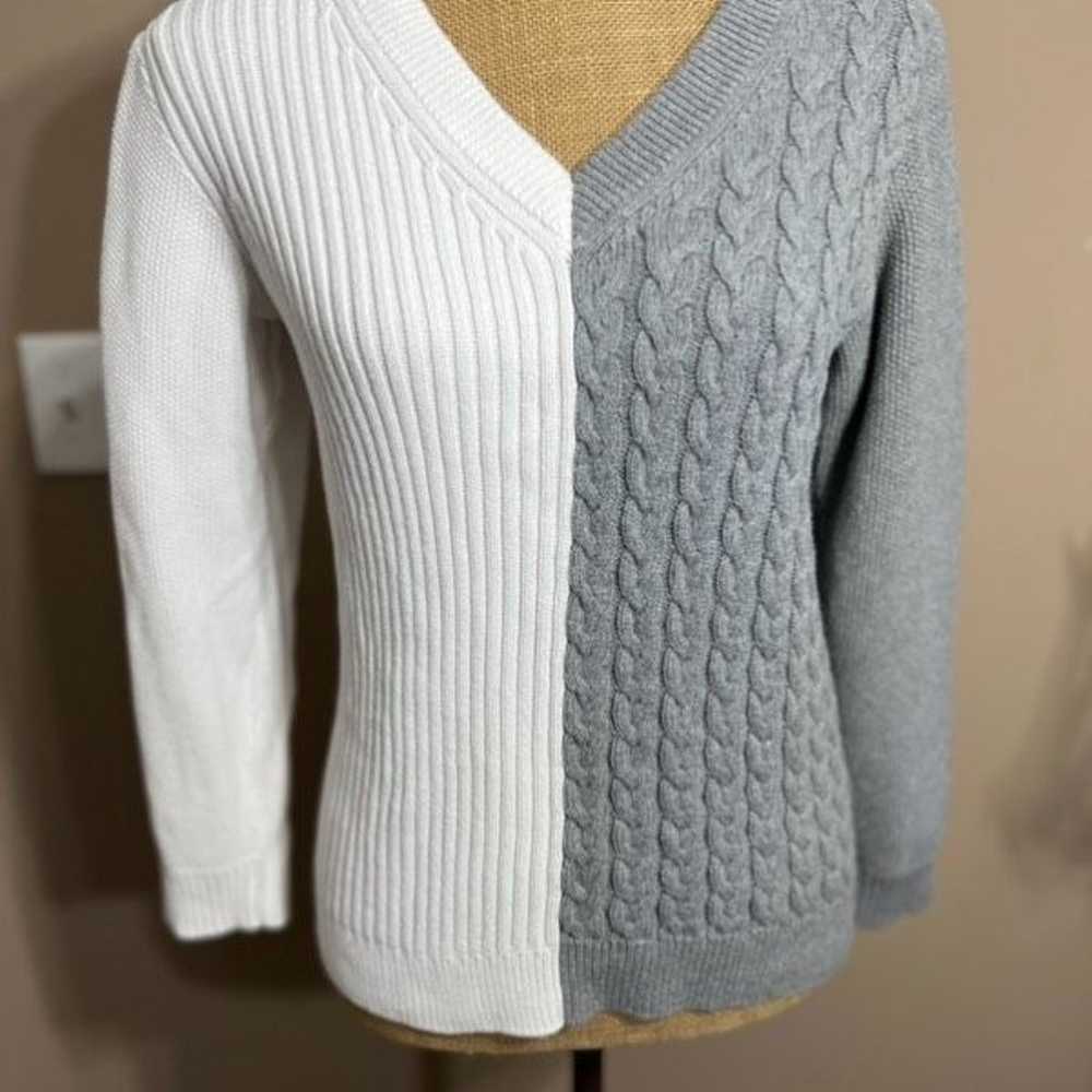 Calvin Klein Sweater Size Medium Color Block Mult… - image 1