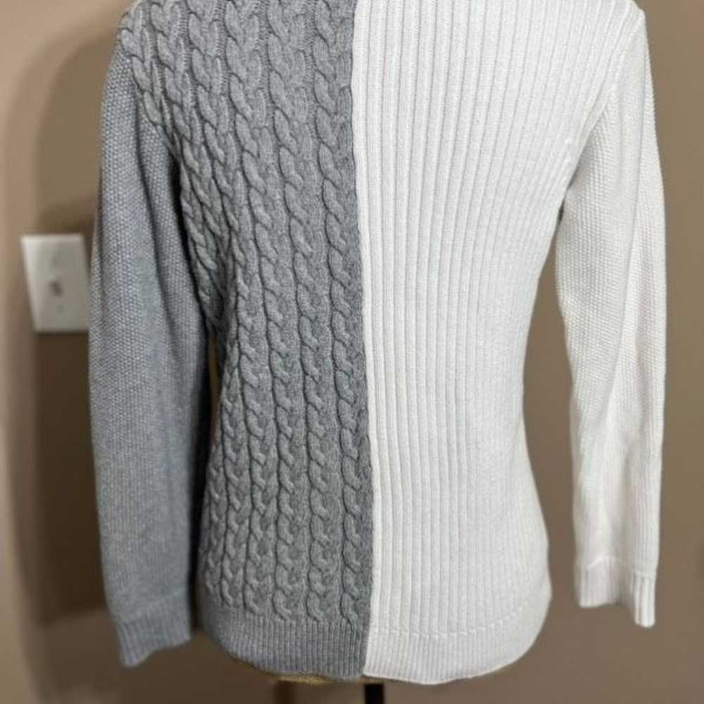Calvin Klein Sweater Size Medium Color Block Mult… - image 2