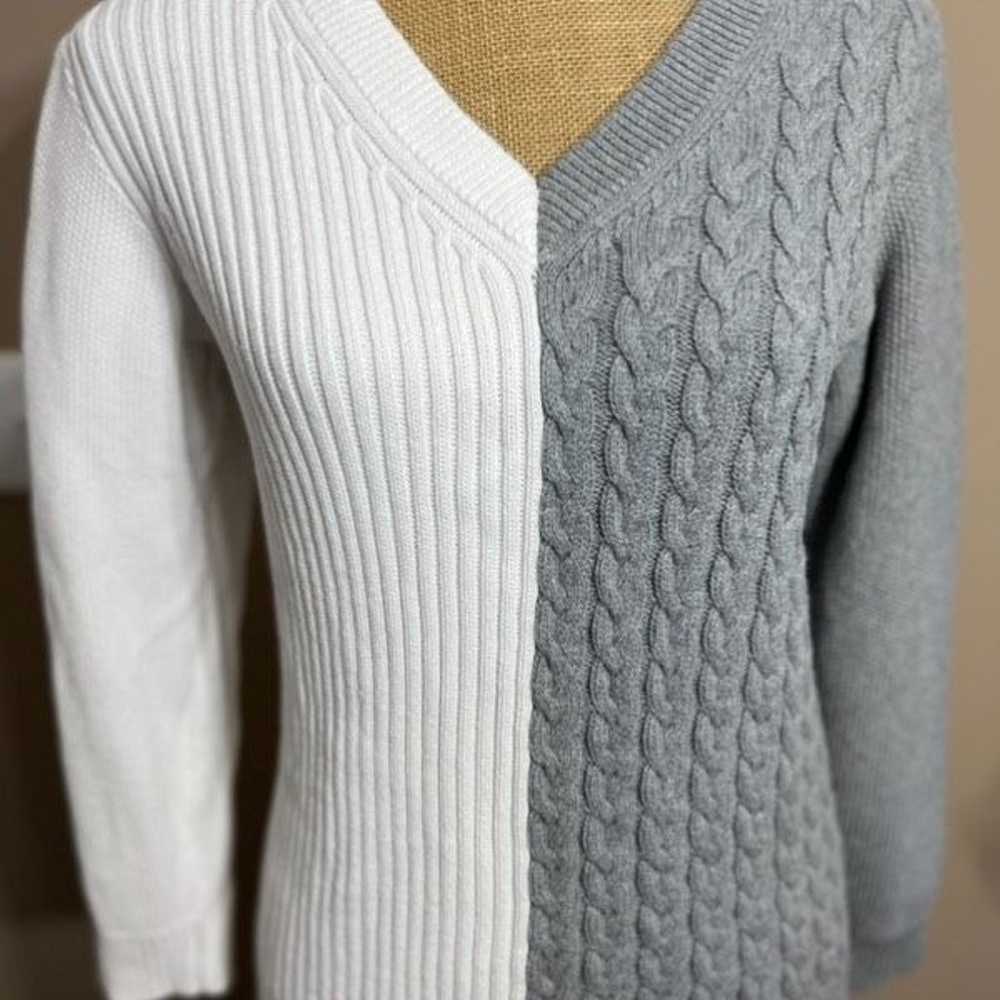 Calvin Klein Sweater Size Medium Color Block Mult… - image 3